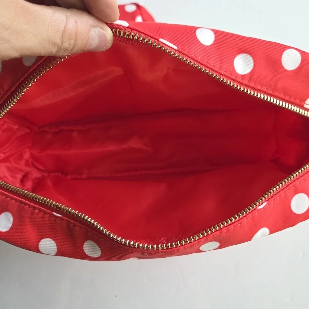 Red Polka Dot Cosmetic Bags